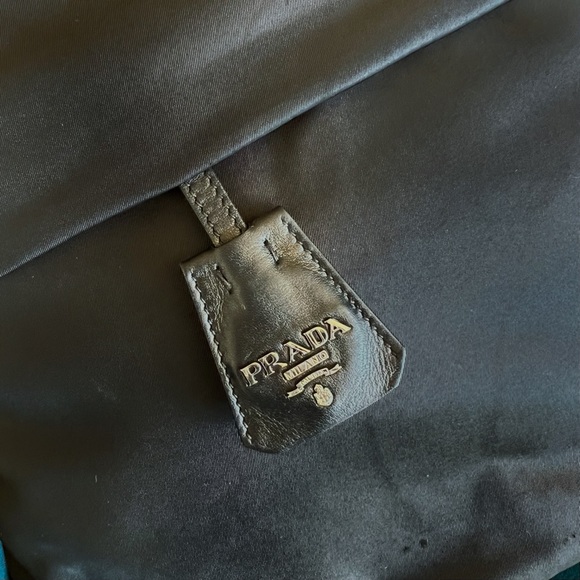 PRADA Tessuto Double Black Nylon
Leather Handbag - Picture 2 of 11